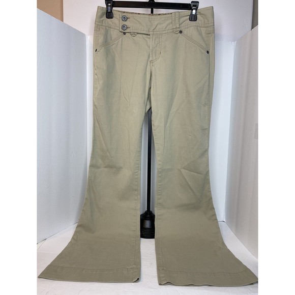 Periscope  Madewell Soft Tan Size 5 Flare Tan Business Casual Pants - Picture 14 of 14